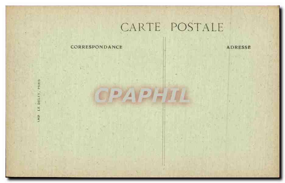 CPA Militaria Les fetes de la victoire 14 juillet 1919 Cenotaphe erige sous l arc de triomphe de l etoile  — Rückseite