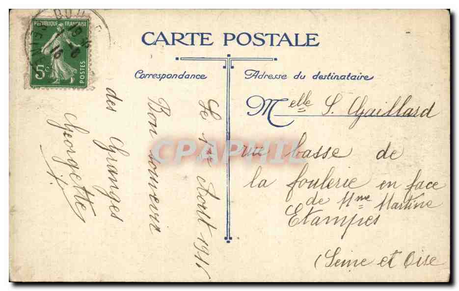 CPA Militaria La grande guerre 1914 General Gallieni — Rückseite