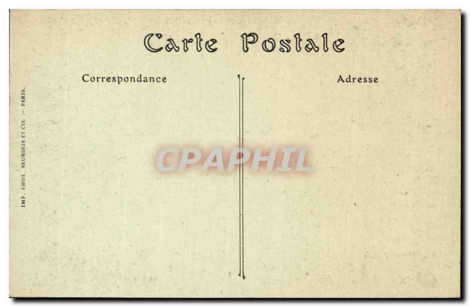 Glannes (Marne) — Ansicht des Dorfes nach dem Bombardement der Kampagne 1914-1916 — Visé Paris N° 425 — Rückseite