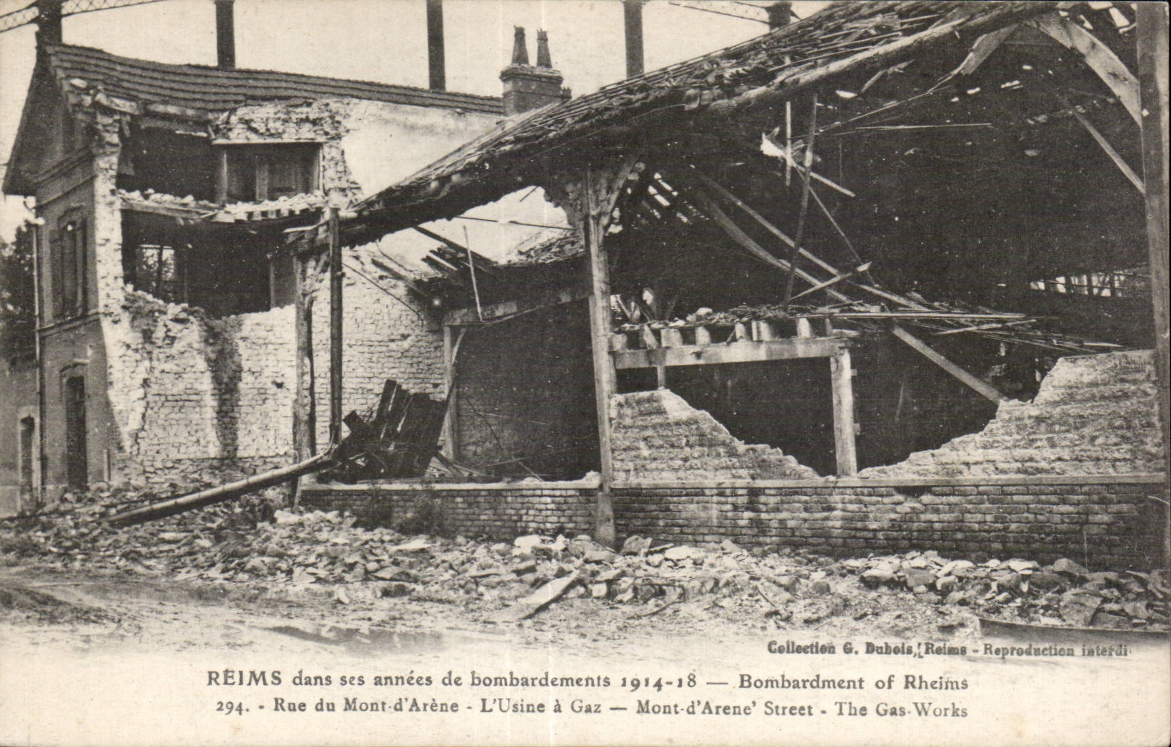 CPA Militaria La grande guerre 1914 Reims dans les annees de bombardement 
