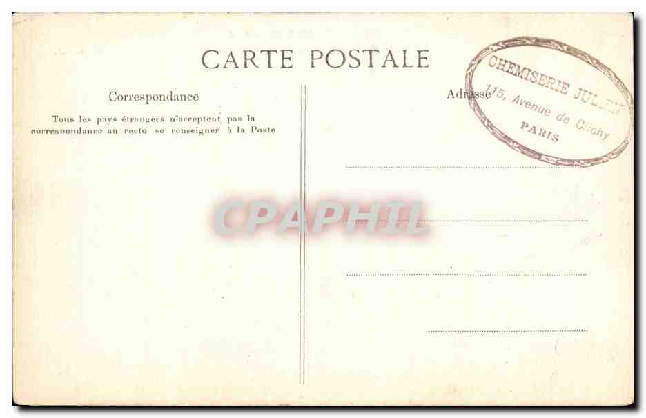 CPA Militaria La grande guerre 1914 Les grandes manoeuvres Officiers etrangers suivant la manoeuvre Dragons  — Rückseite