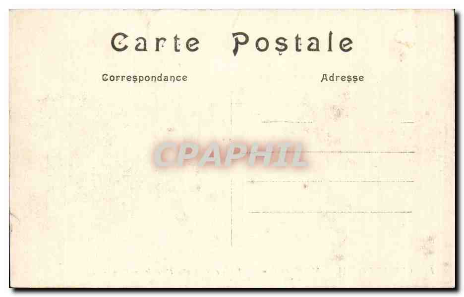 CPA Militaria Guerre de 1914 L artillerie francaise batterie de 75 allant prendre position  — Rückseite