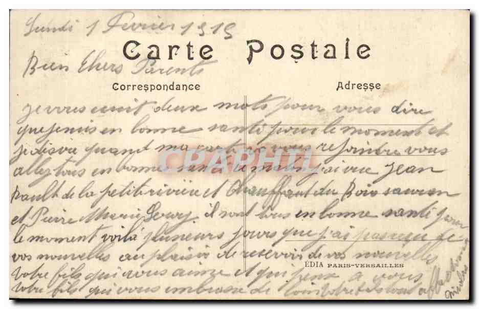 CPA Militaria Guerre de 1914 Les braves cosaques Russie Russia — Rückseite