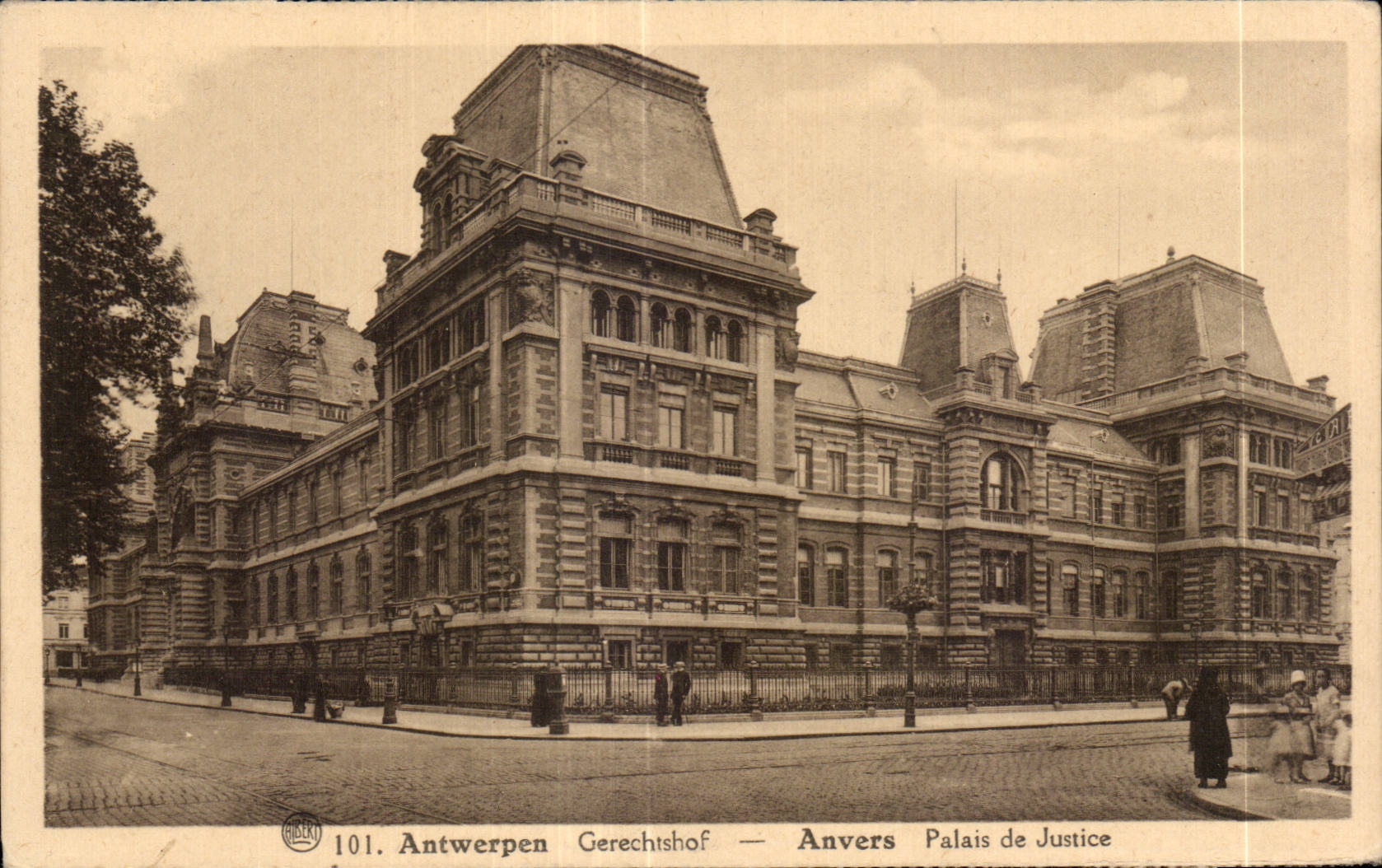 CPA Belgique Anvers Palais de justice