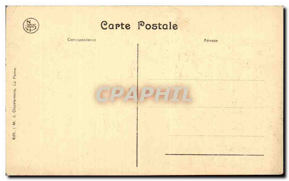 CPA Belgique La panne Digue et plage  — Rückseite