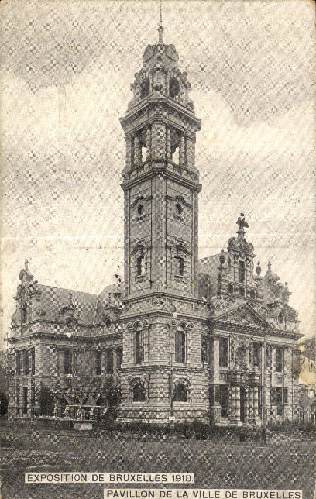 CPA Belgique Exposition de Bruxelles 1910 Pavillon de la ville de Bruxelles