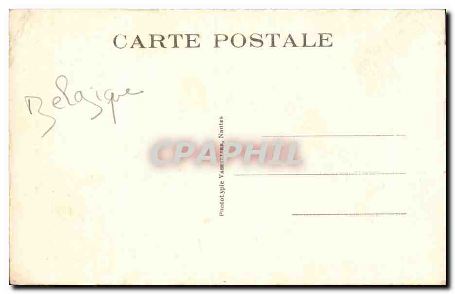CPA Belgique La Panne Vue generale prise de la maison du roi — Rückseite