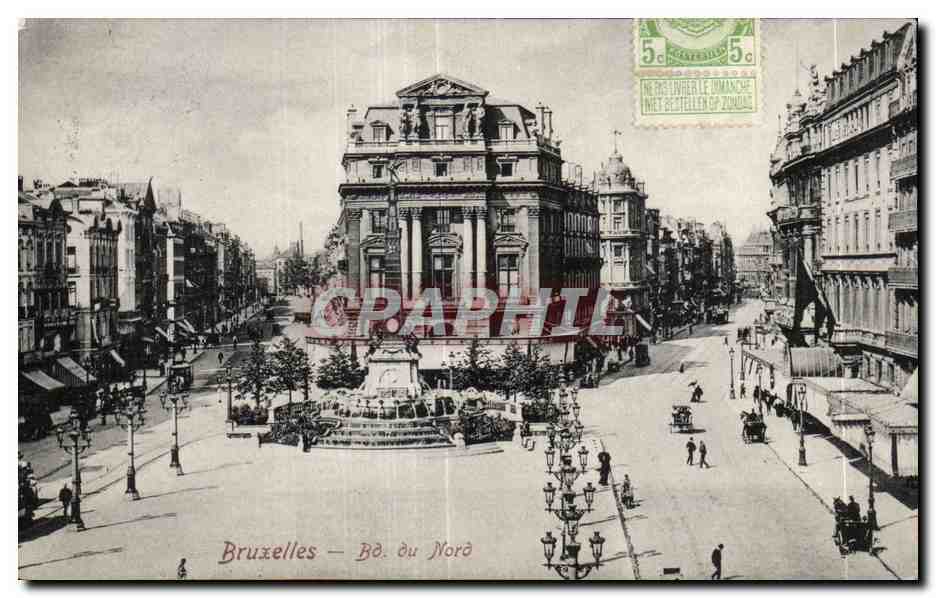 CPA Belgique Bruxelles Boulevard du Nord
