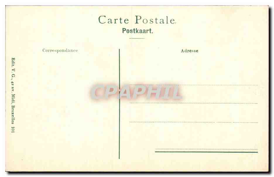 CPA Belgique Ostende Le Kursaal vu du cote de la ville  — Rückseite