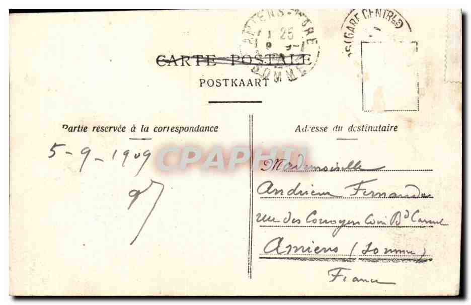 Anvers - Avenue de Keyzer vue à vol d'oiseau — éditeur anonyme, n° 76 — Rückseite