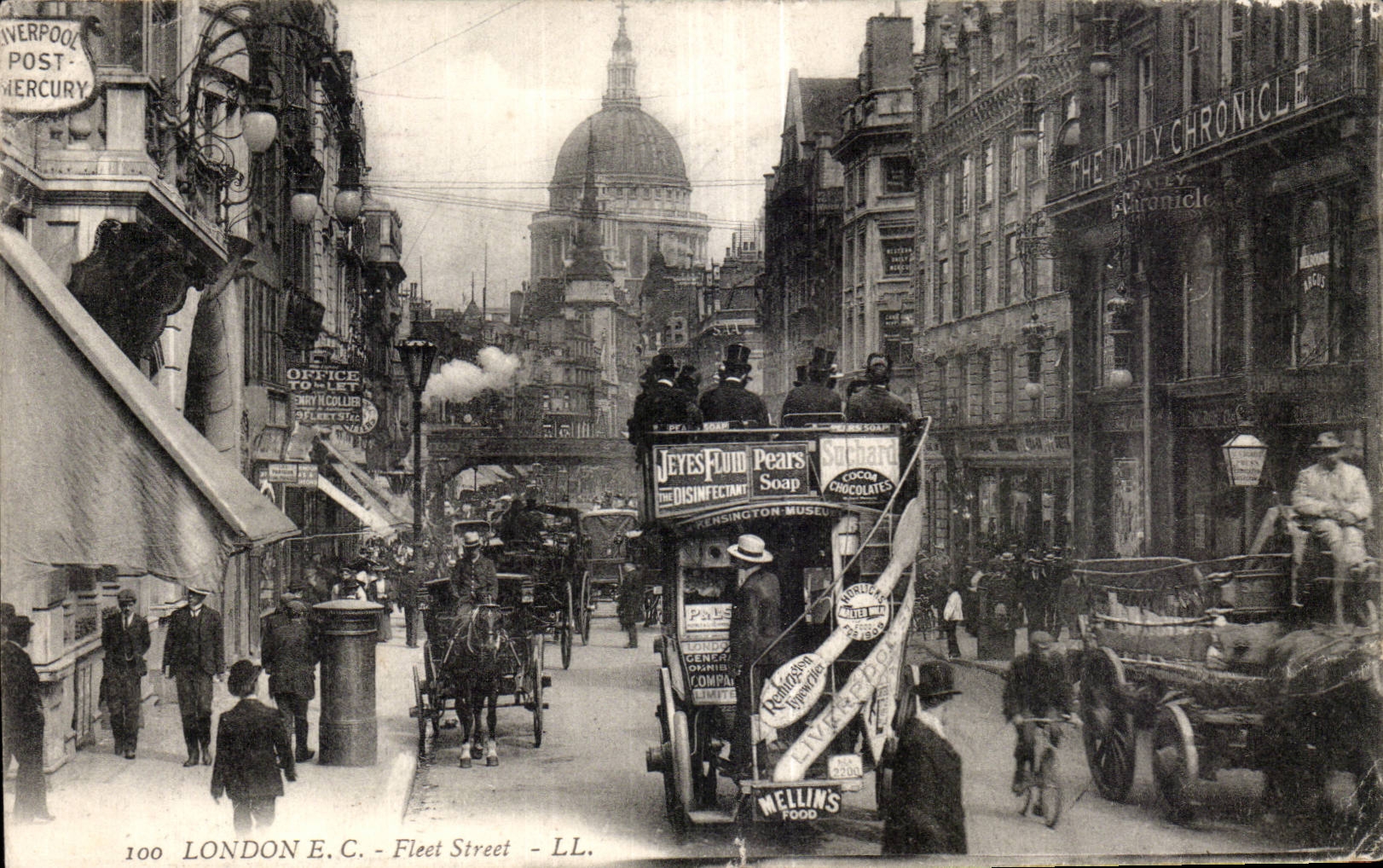 CPA Great Britain London Londres Fleet Street