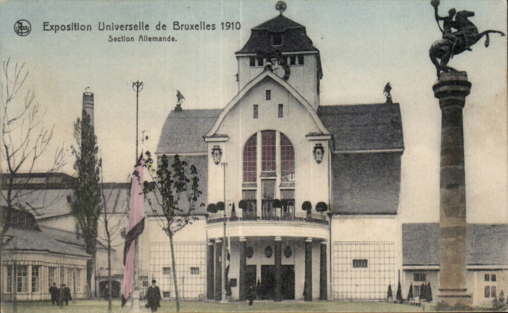 CPA Belgique Bruxelles Exposition 1910 Section allemande