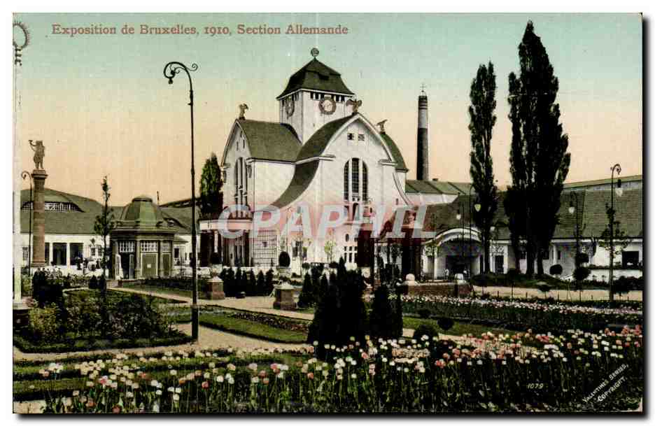 CPA Belgique Bruxelles Exposition 1910 Section allemande