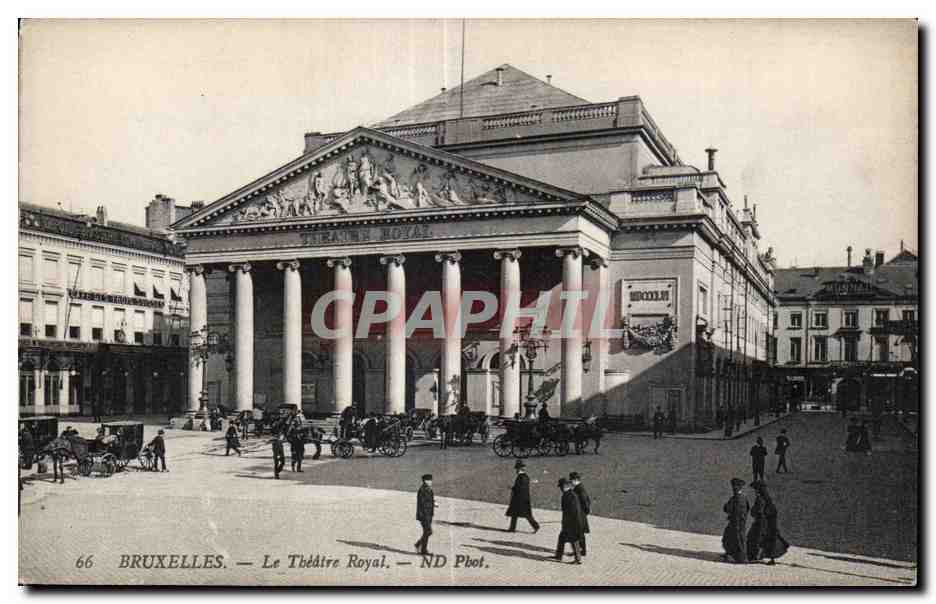 CPA Belgique Bruxelles Le theatre royal