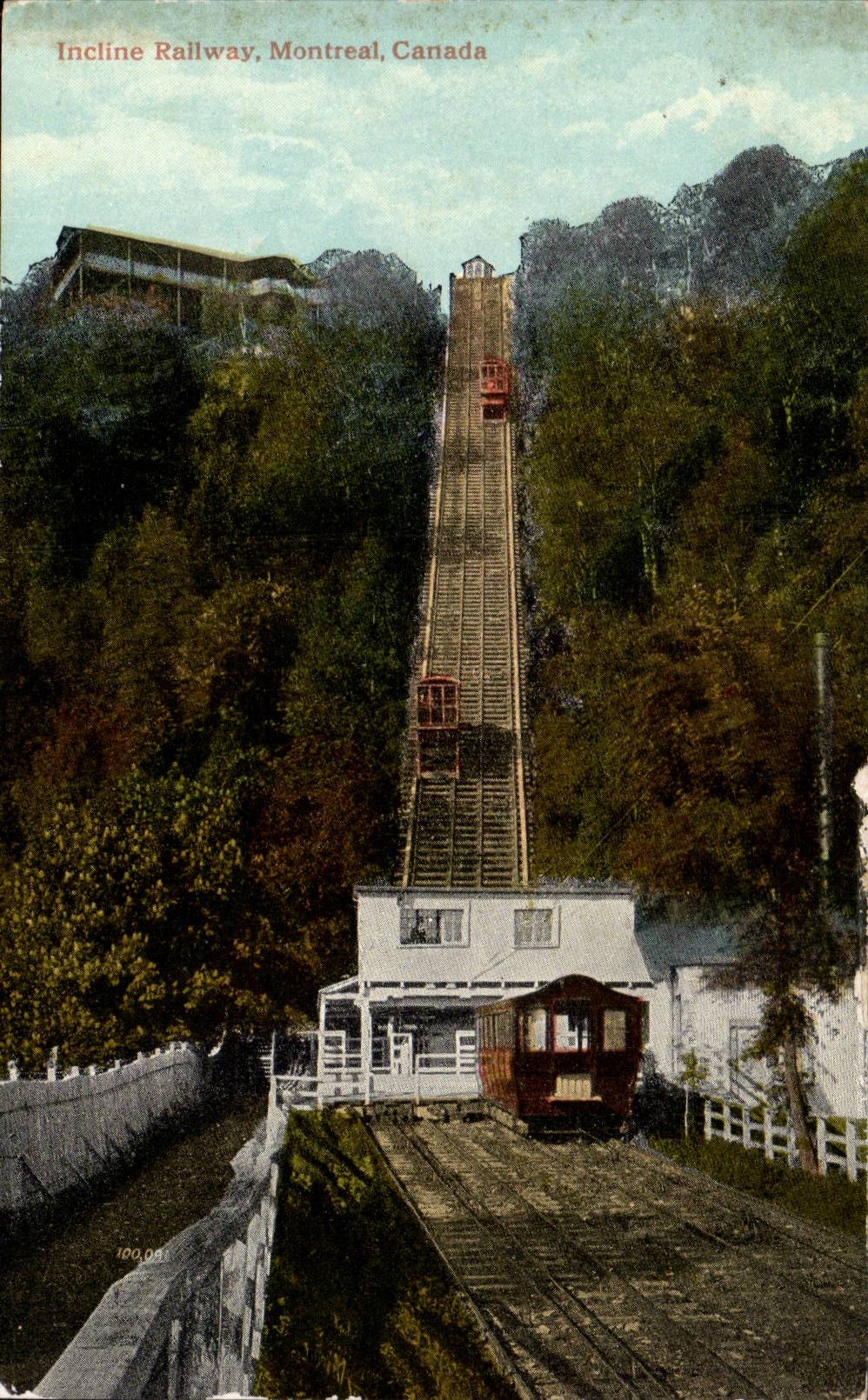CPA Canada Incline railway Montreal 