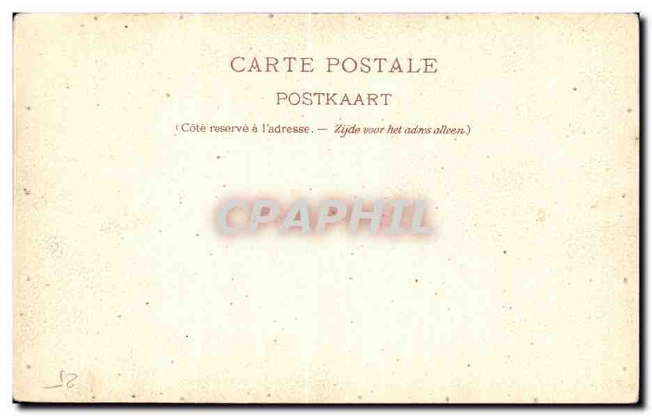 Namur - Citadelle, vue de la Plante — Édition Artistique 34-48, Lith. J.L. Goffart, Bruxelles — Rückseite