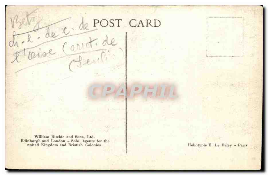 CPA Militaria Betz apres le bombardement  — Rückseite