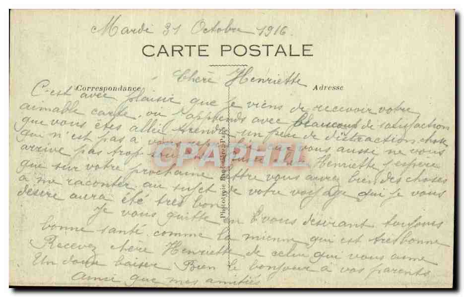 Triaucourt (Meuse) — Les Boches ont passé là — Benoist, Edit. Bar-le-Duc — Verso