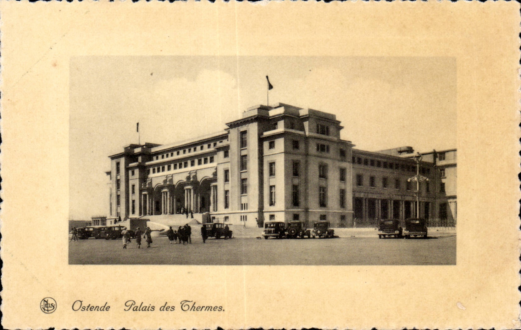CPA Belgique Ostende Palais des thermes