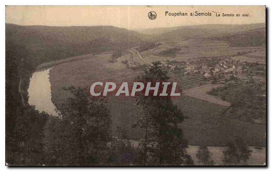 CPA Belgique Poupehan s Semois La Semois en aval 