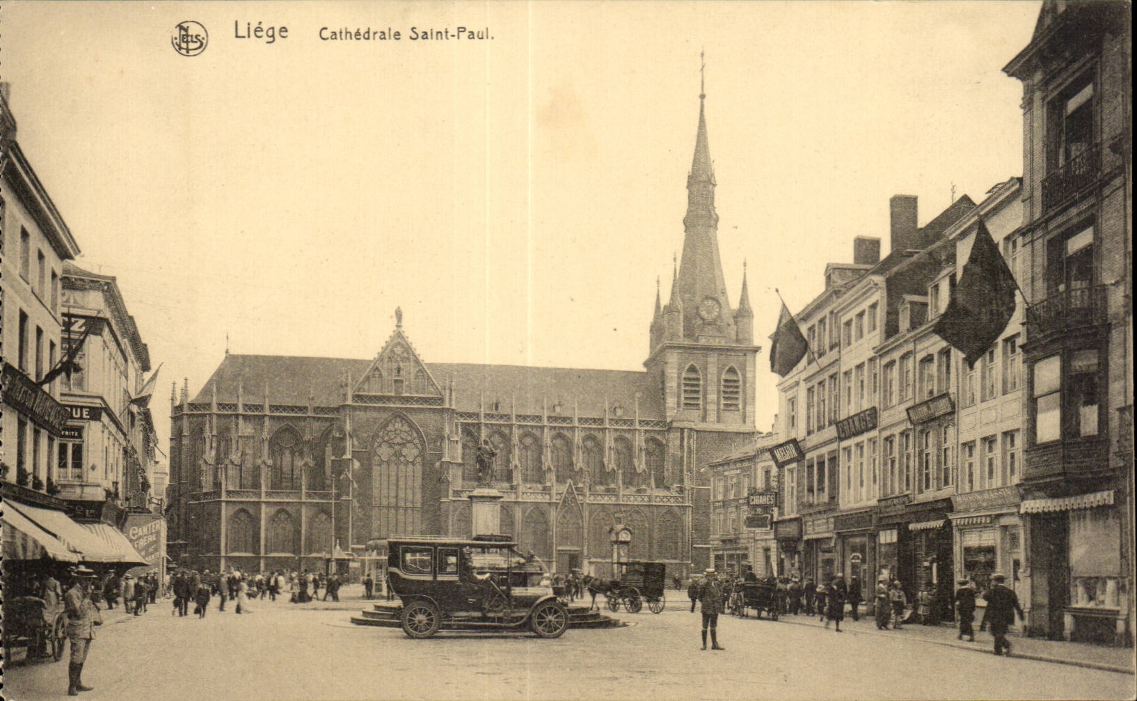 CPA Belgique Liege Cathedrale Saint Paul 