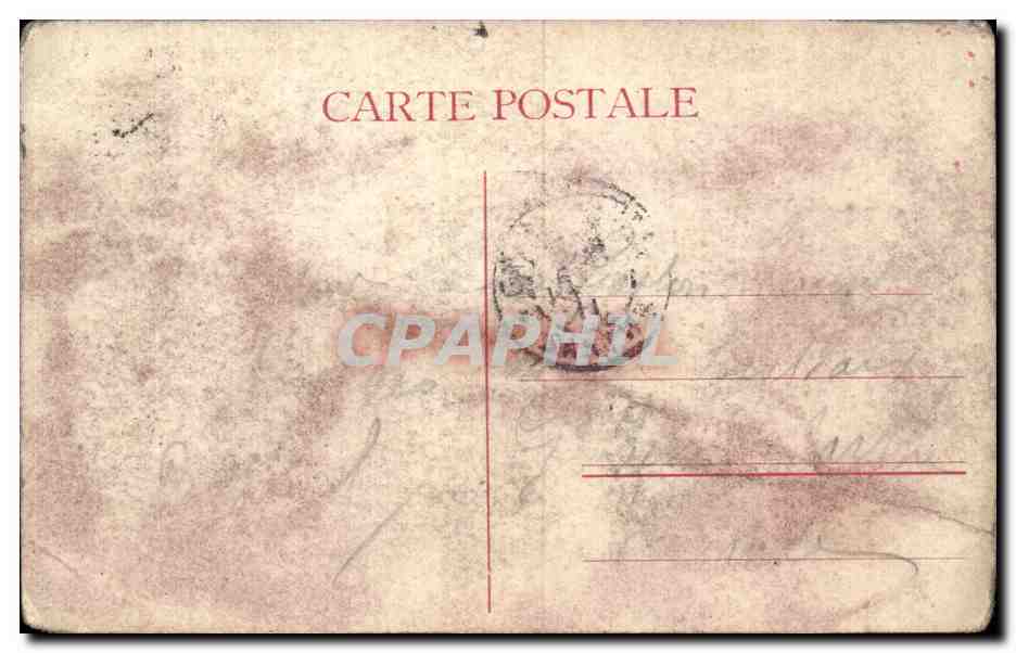CPA Belgique Bruxelles Place royale — Verso
