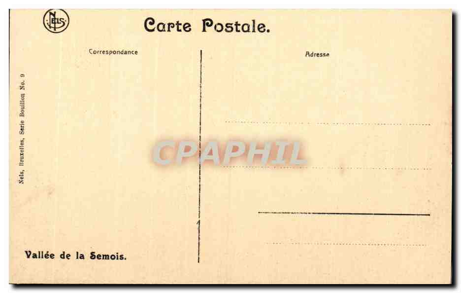 CPA Belgique Bouillon Vue prise du chateau — Rückseite