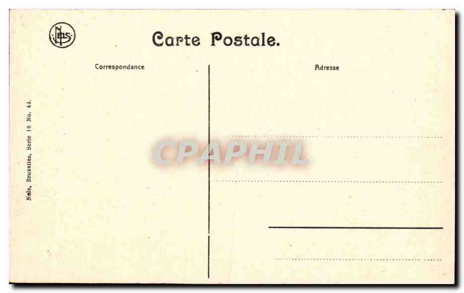 CPA Belgique Namur Le Kursaal — Rückseite
