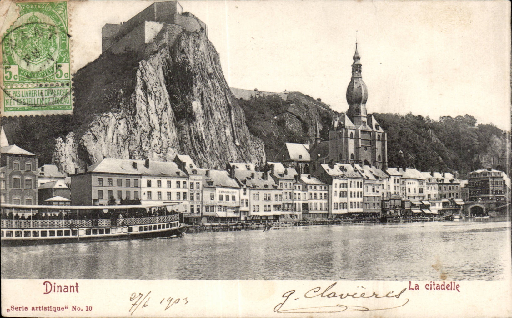CPA Belgique Dinant La citadelle