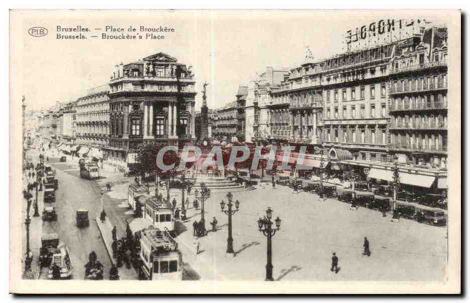 CPA Belgique Bruxelles Palais de Brouckere