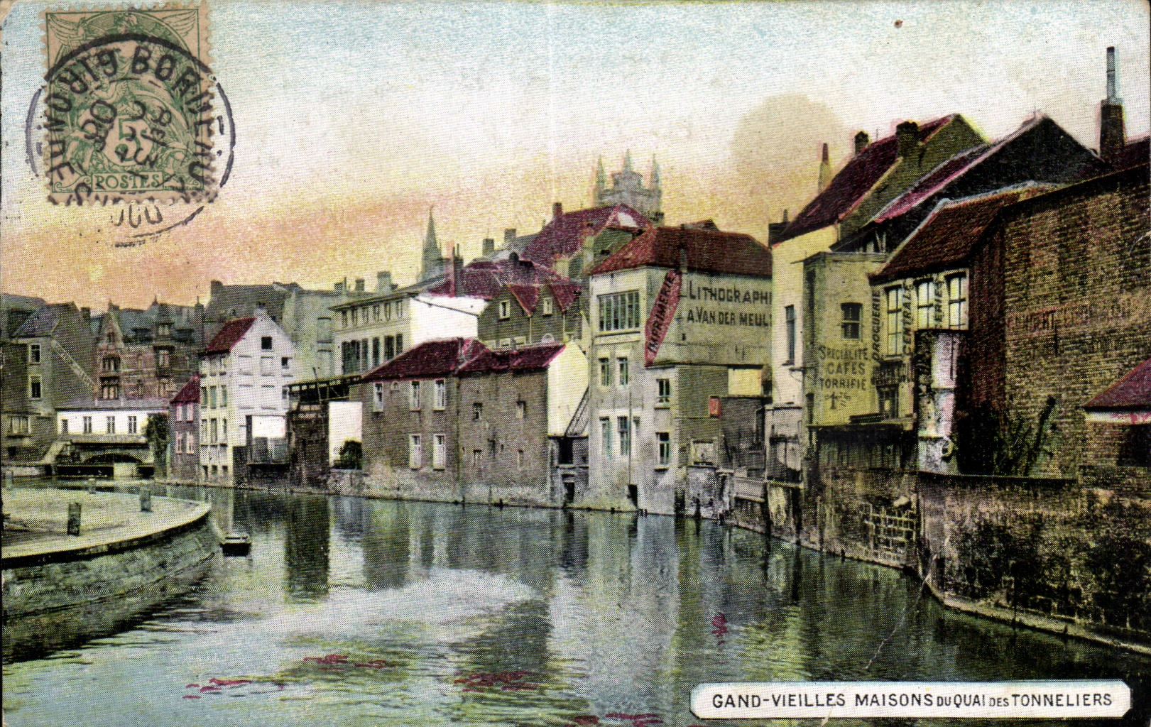 CPA Belgique Gand Vieilles maisons du quai des Tonneliers