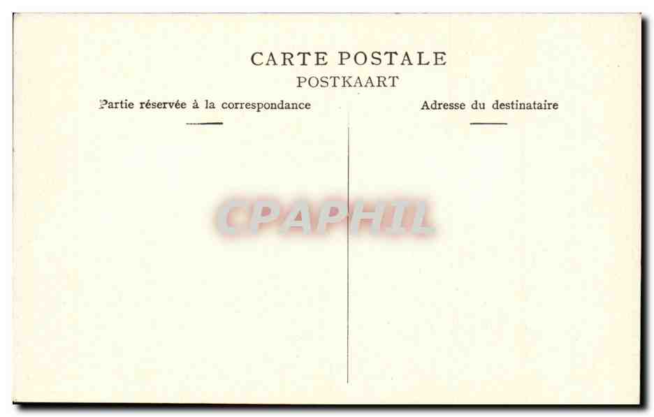 CPA Belgique Bruxelles Place Royale — Verso