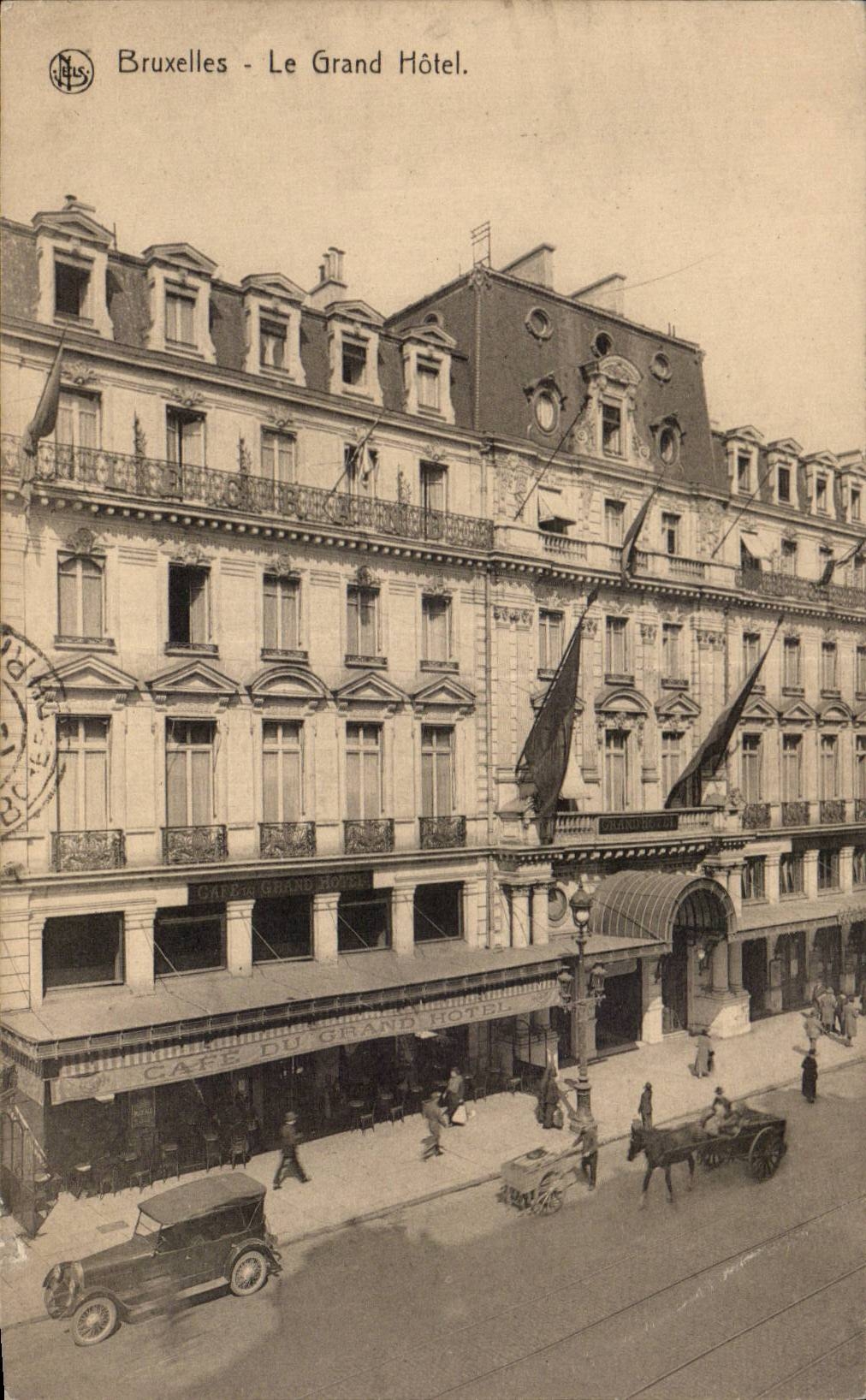 CPA Belgique Bruxelles le grand hotel