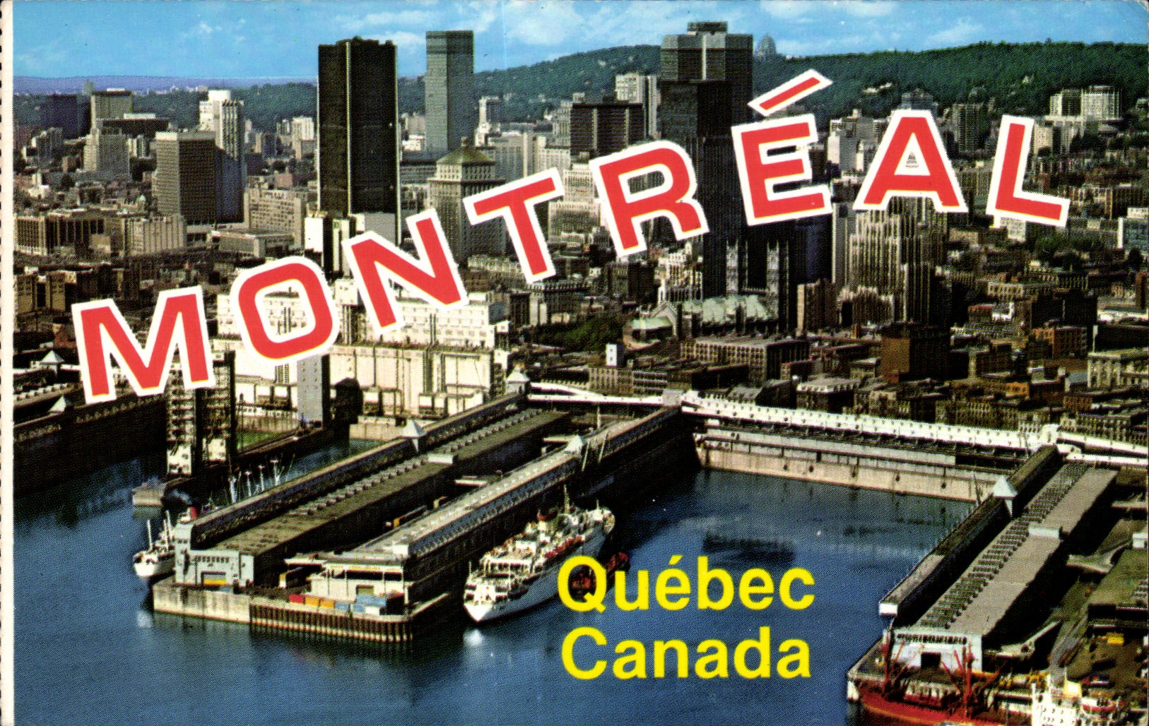 CPSM Canada Montreal Quebec Port Monteal
