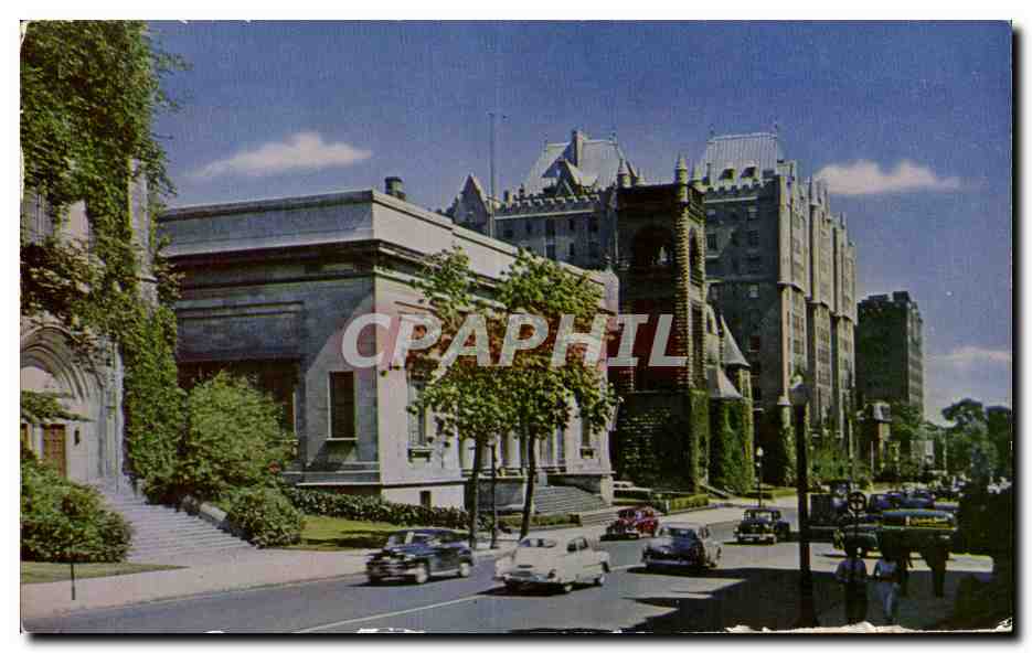 CPSM Canada Art Gallery Sherbrooke Street Montreal