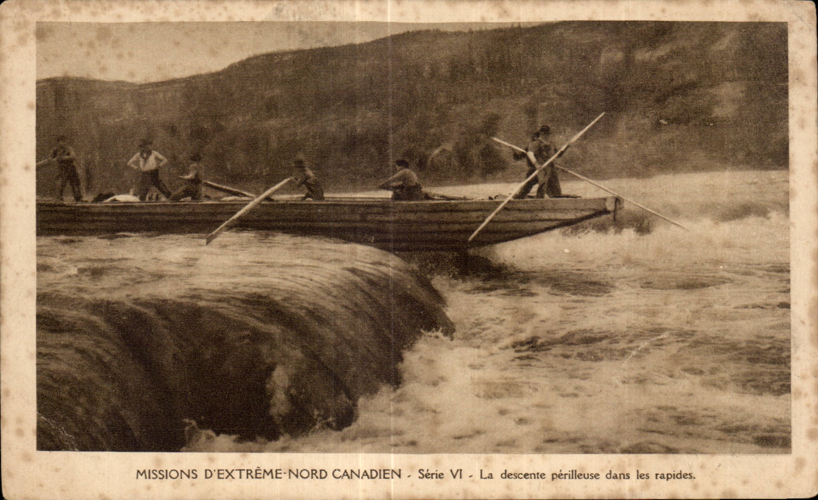 CPA Canada Missions d Extreme Nord Canadien La descente perilleuse dans les rapides