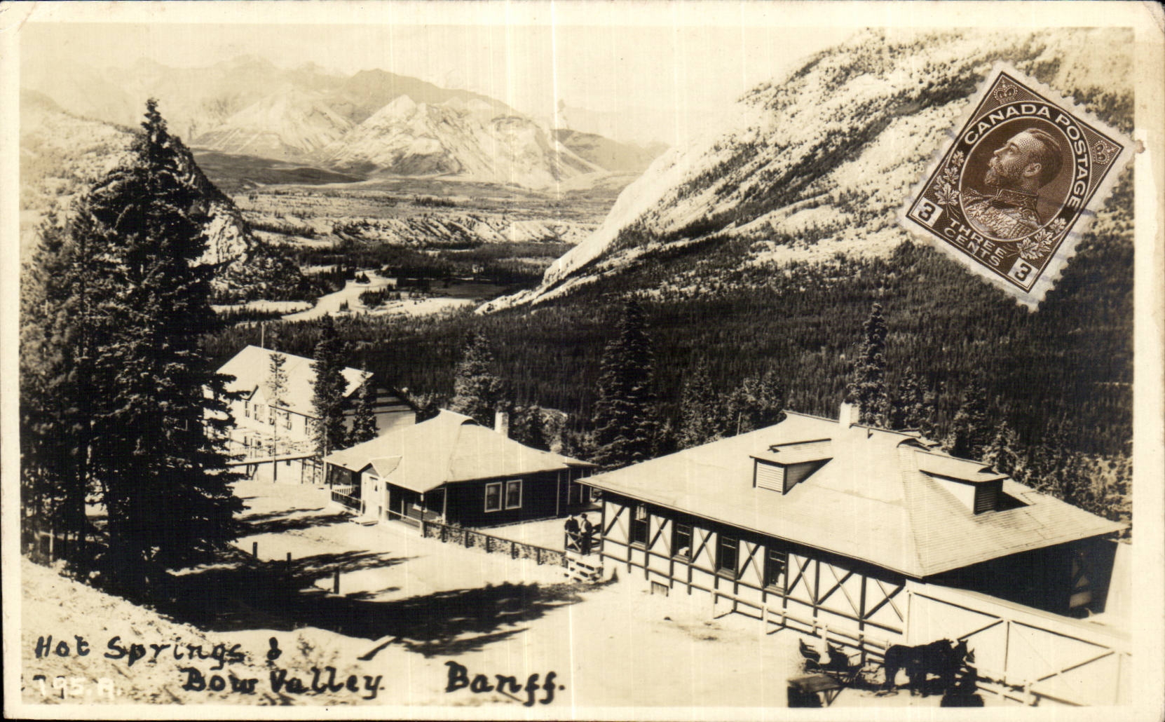 CPA Canada Hot springs Bow valley Banff