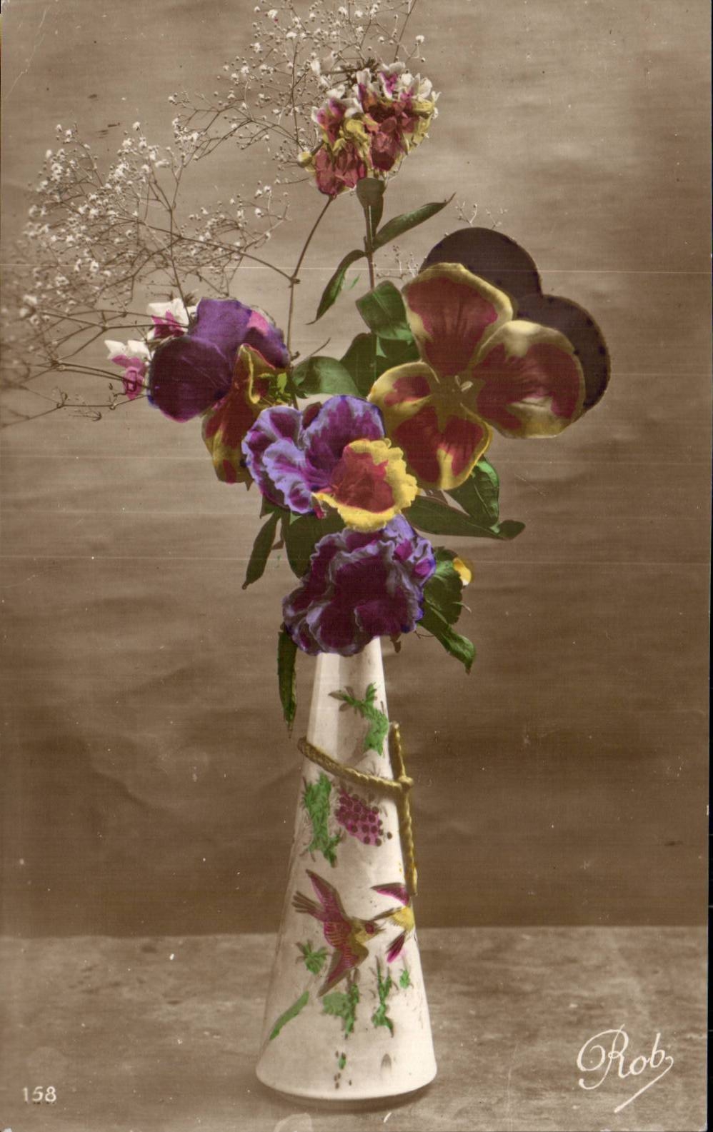 Fleurs CPA 