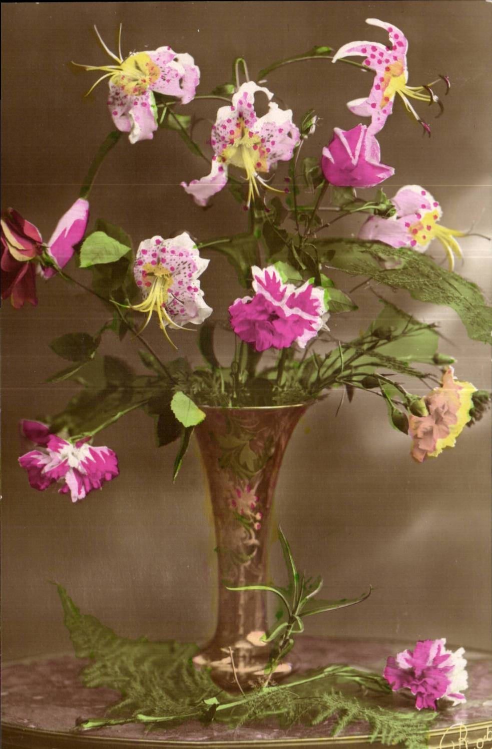 Fleurs CPA 