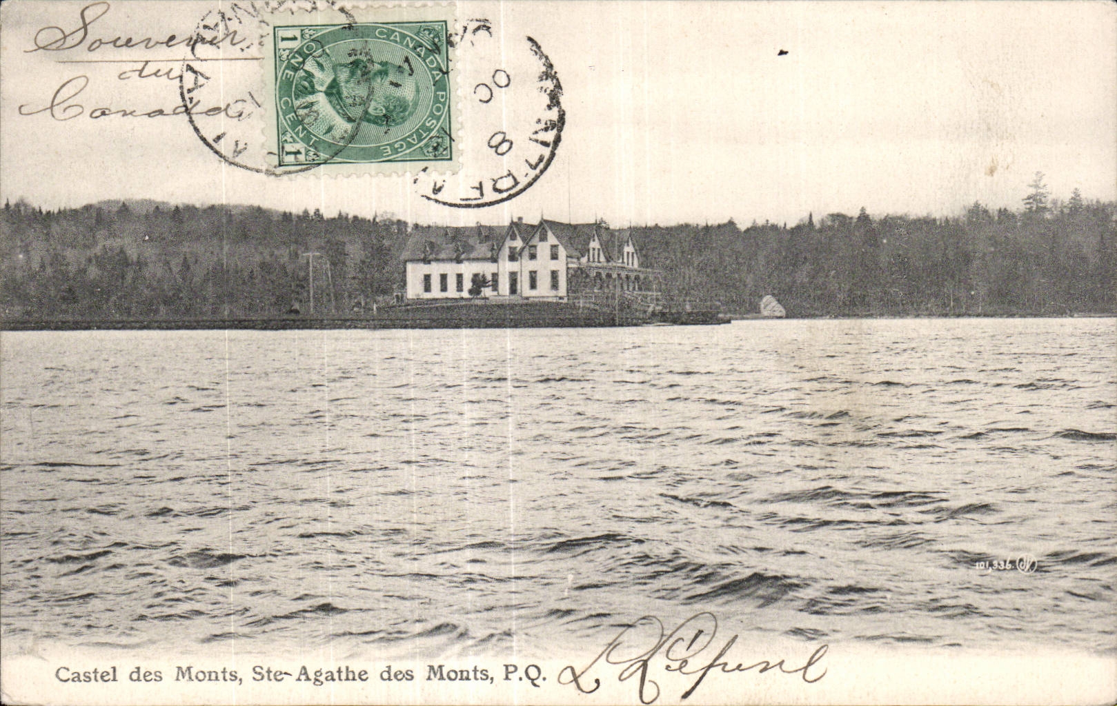 CPA Castel des Monts Saint Agathe des Monts P Q