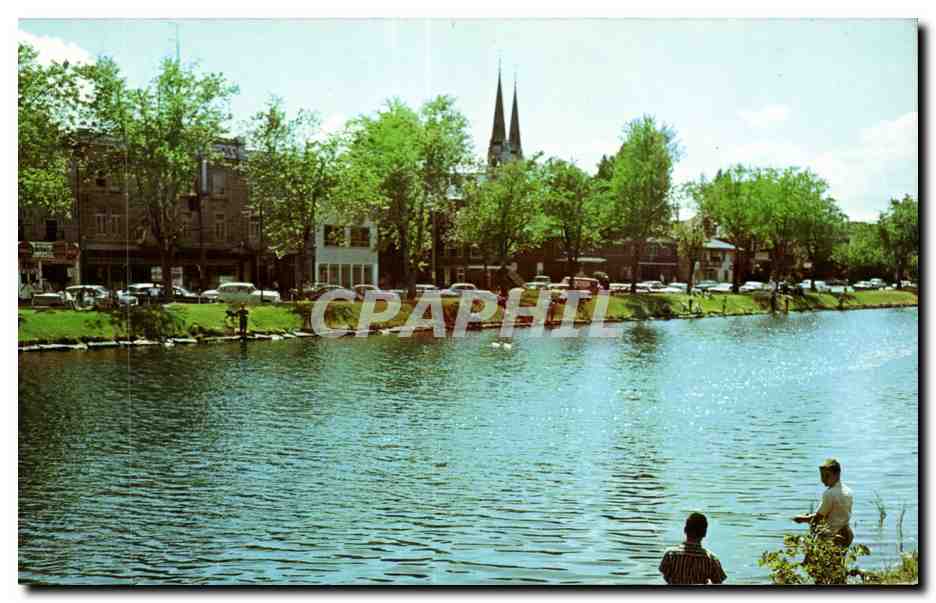 CPA Derby de Peche Ancien Canal de Beauharnois Centreville rue Victoria Salaberry de Valleyfield