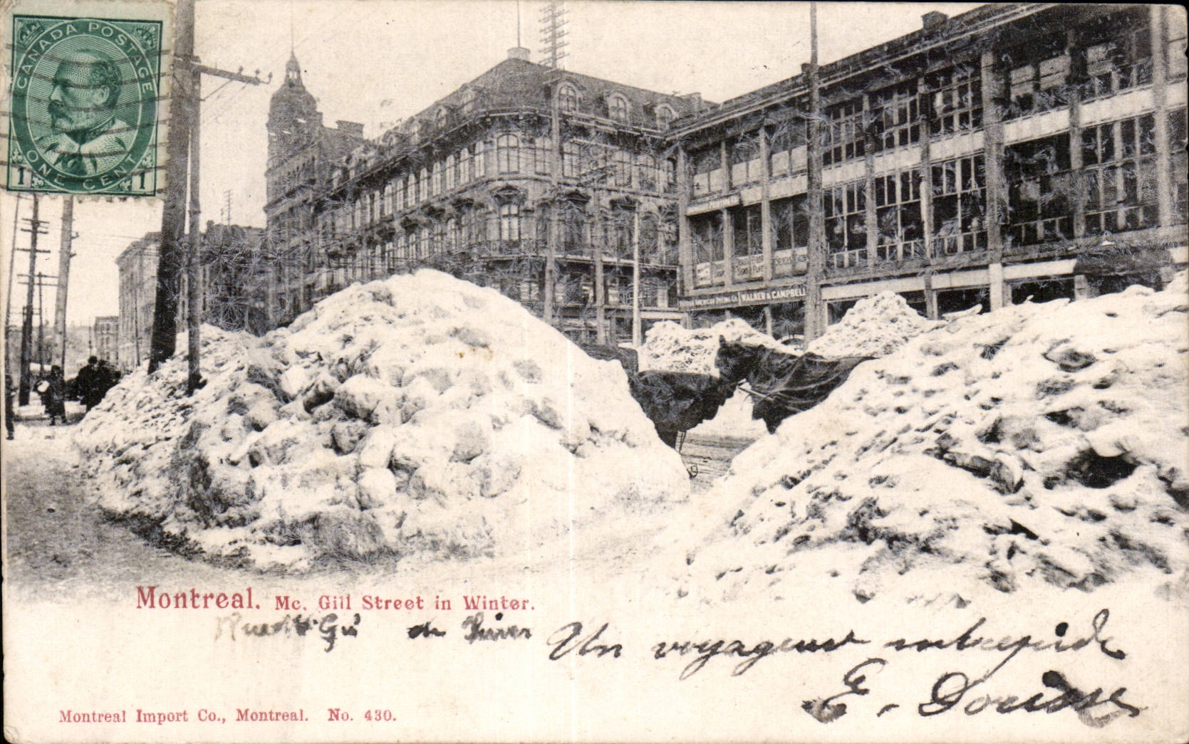 CPA Montreal McGill Street in Winter