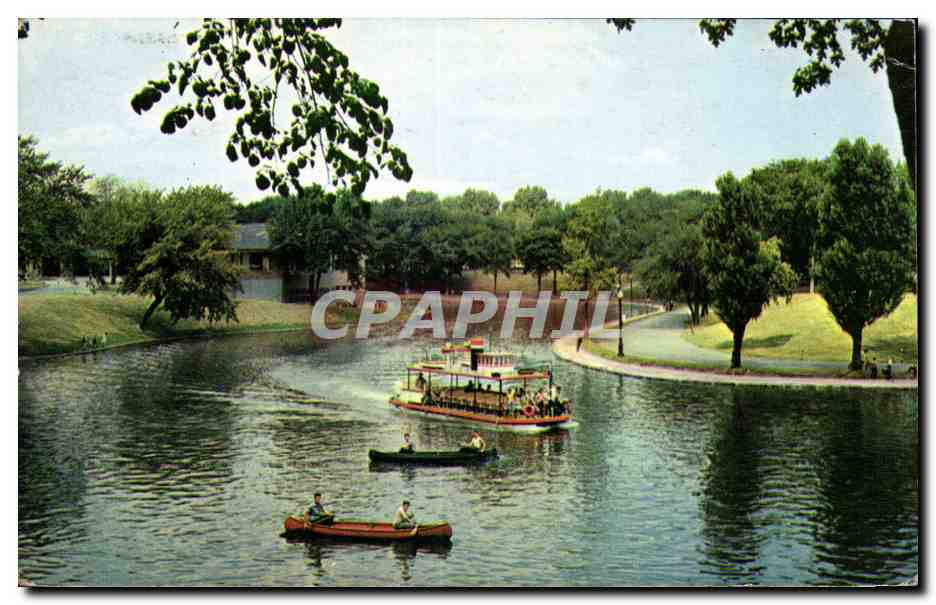 CPA Montreal Canada La Fontaine Park 