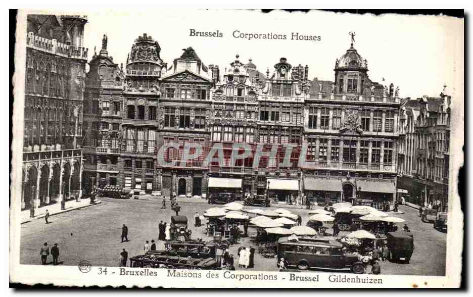 CPA Bruxelles Maisons des Coporations