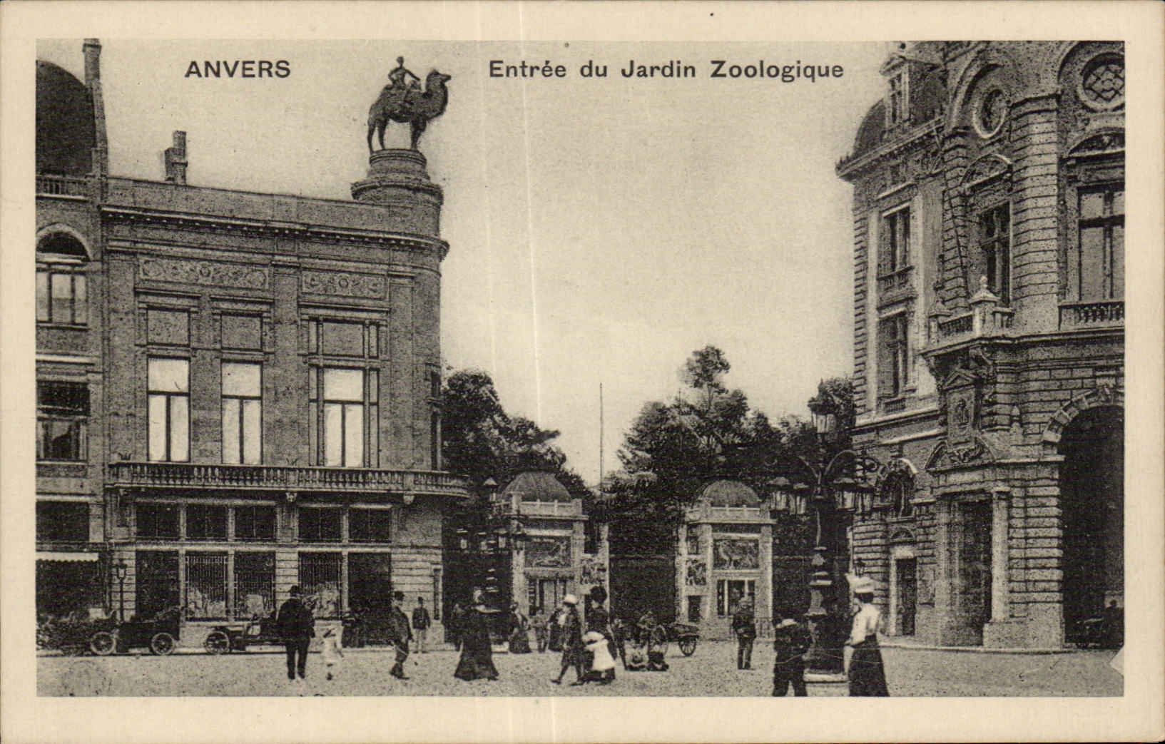 CPA Anvers Entree du Jardin Zoologique Zoo