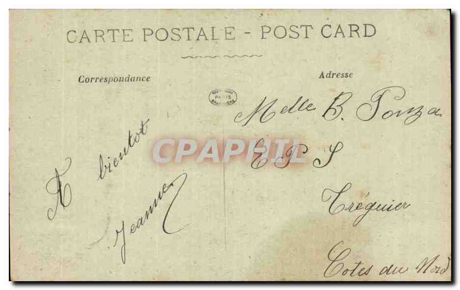 Bateau - Boat - sail boat - voilier - CPA  — Rückseite