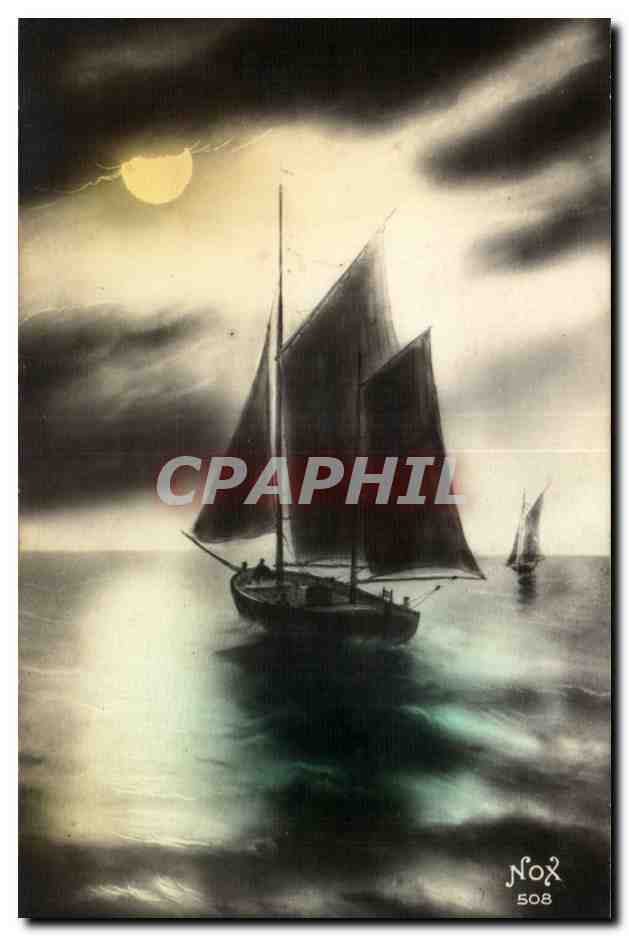 Bateau - Boat - sail boat - voilier - CPA 