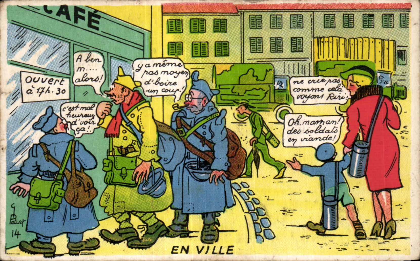 Soldats en ville — En Ville — Éditions Gaby, n°14