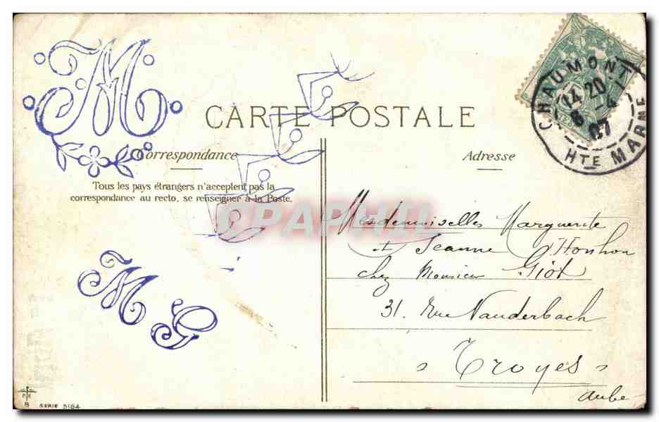 Fetes - Voeux - Ier Avril - April Fools - CPA  — Rückseite