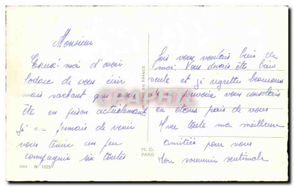 Fetes - Voeux - Ier Avril - April Fools - Poisson - Fish - Papillon - Butterfly - CPA  — Rückseite